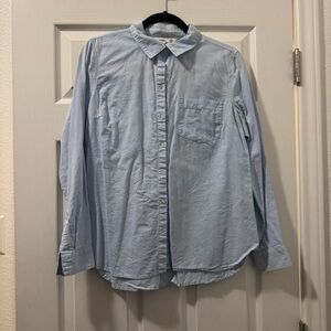Old Navy Blue Casual Button Down Shirt